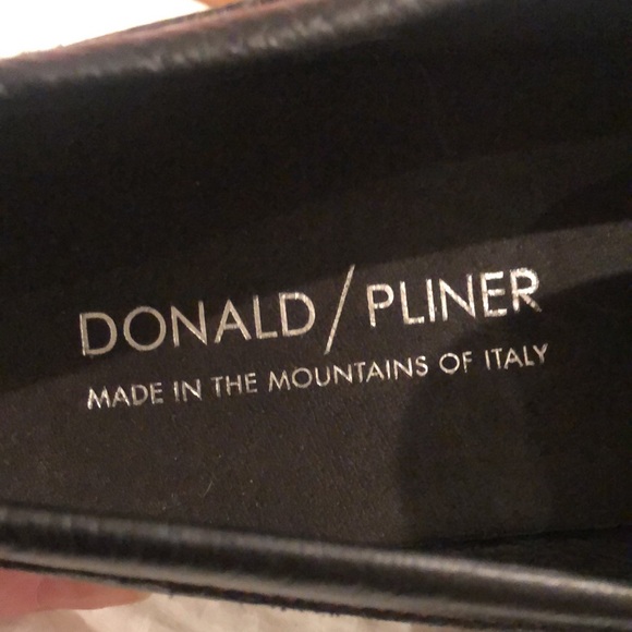 Donald Pliner Mens, NWT, size 13 all leather casual slip on shoes. Made in Italy - Picture 4 of 8